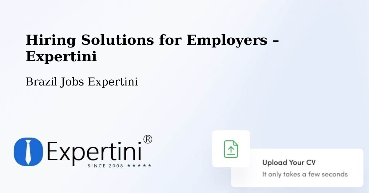 Hiring Solutions for Employers in Reduto - Reduto, Brazil Jobs Expertini